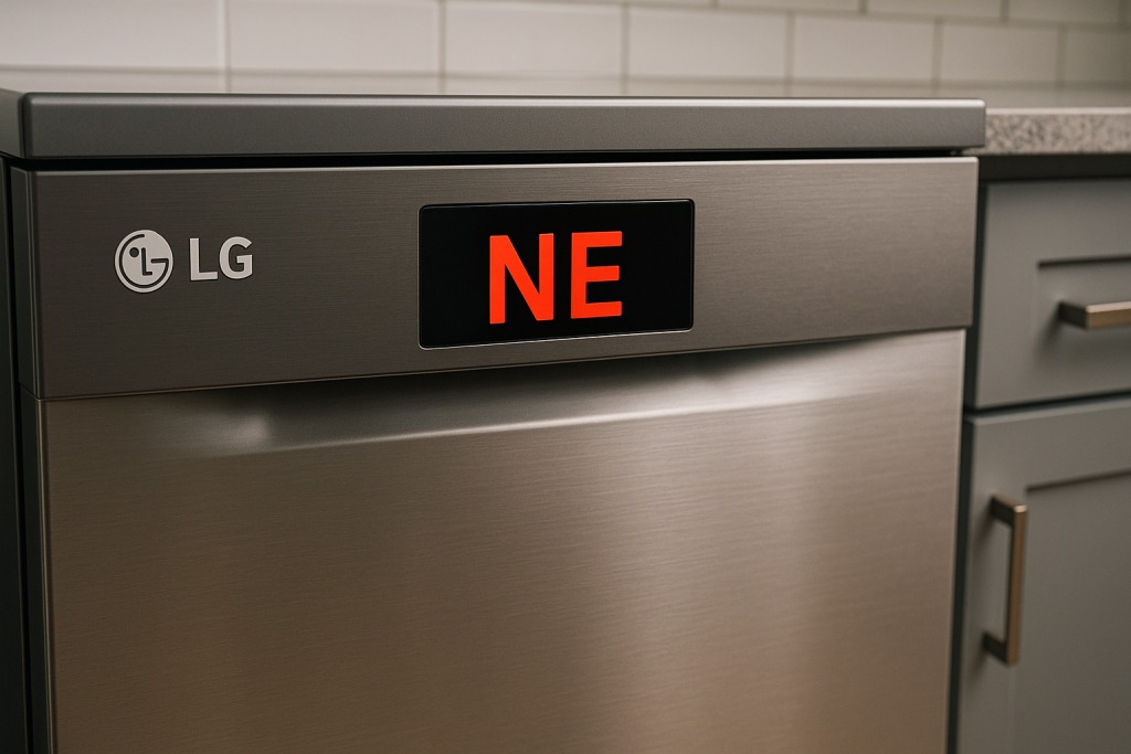 ارور NE ظرفشویی ال‌ جی