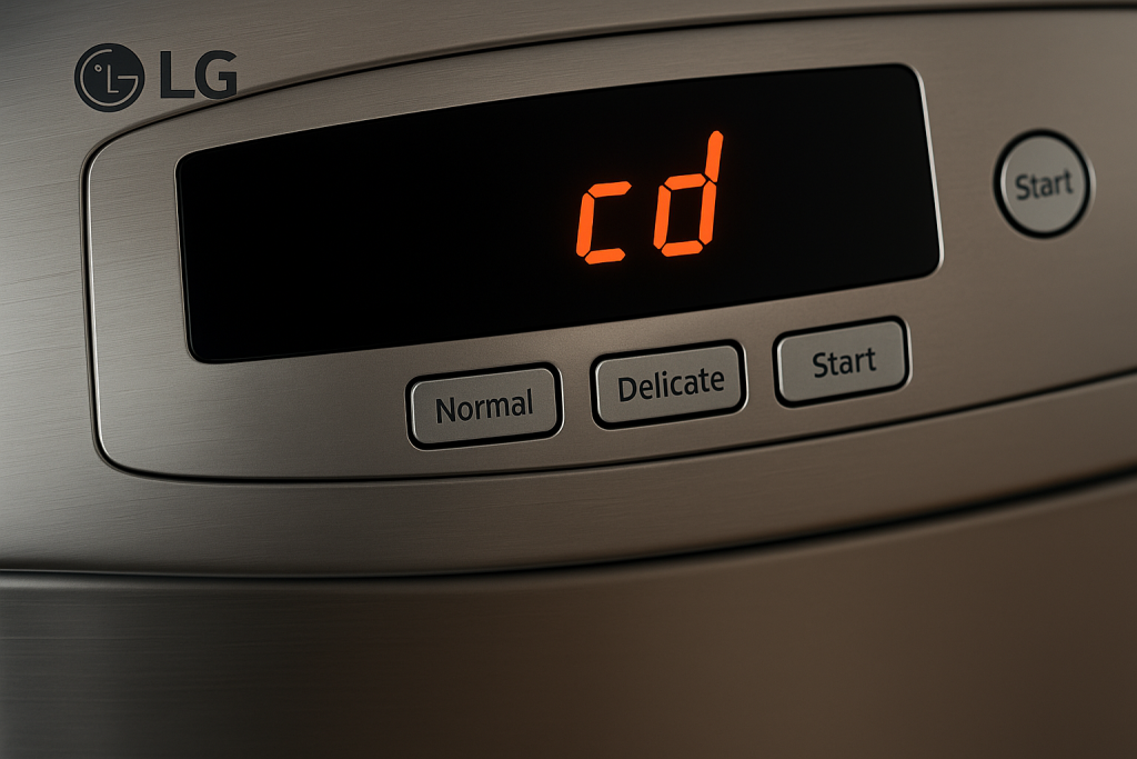 ارور cd در ظرفشویی ال جی