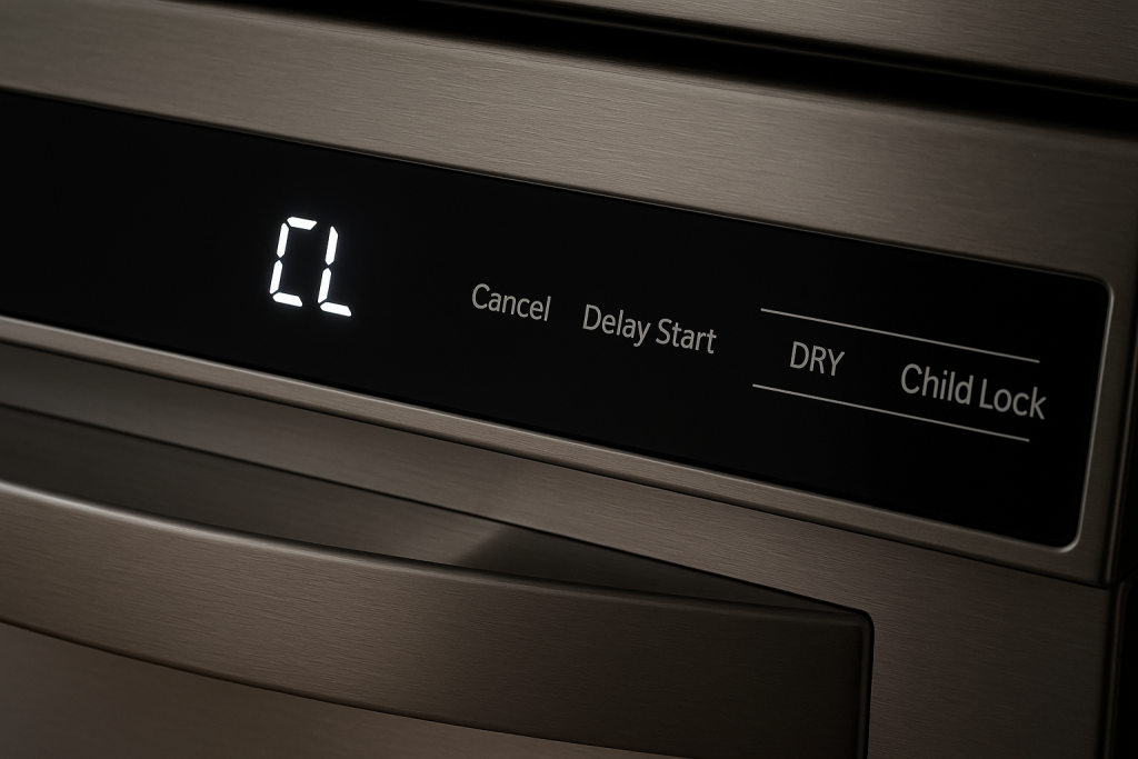 ارور CL ظرفشویی ال‌جی