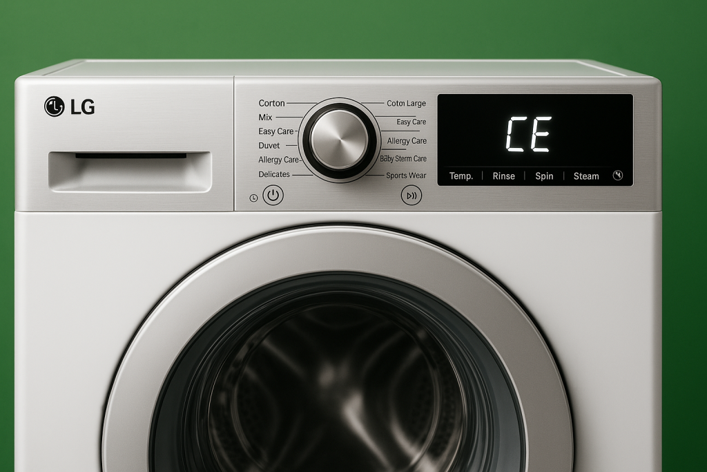 ارور CE لباسشویی ال جی