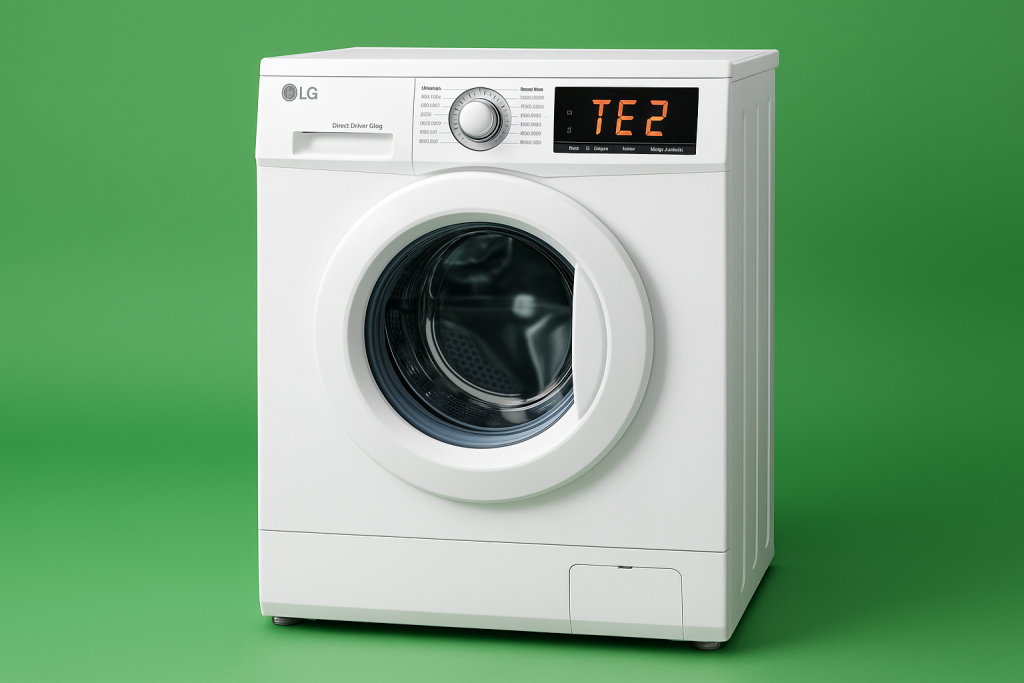 ارور TE2 لباسشویی ال جی