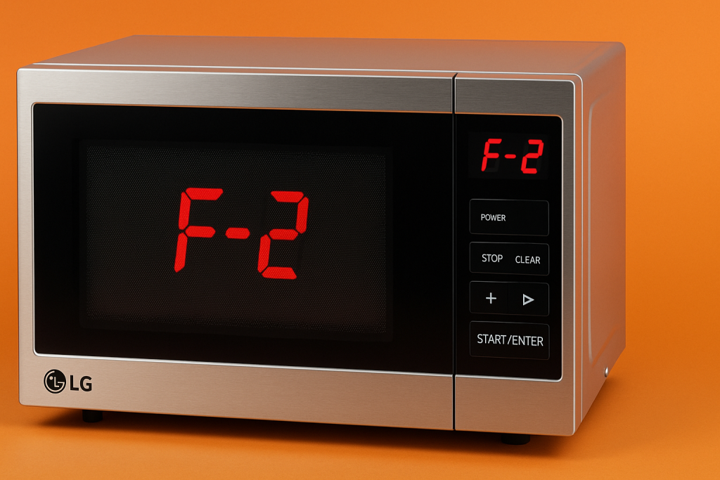 ارور F2 ماکروفر ال جی