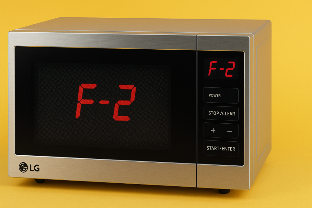 ارور F2 ماکروفر ال جی