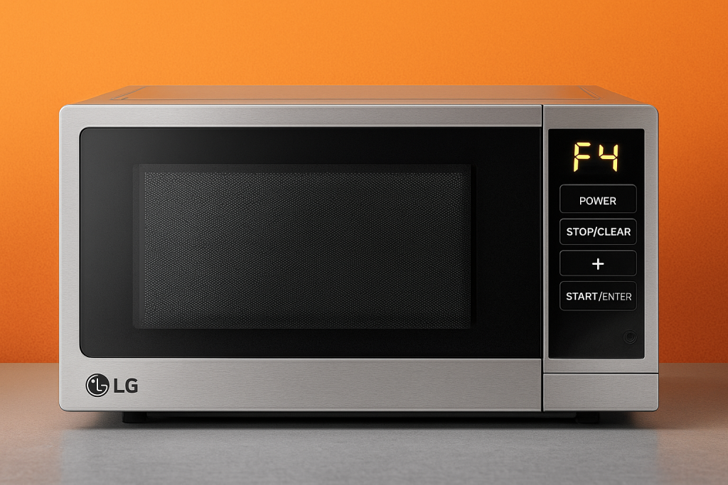 ارور F4 ماکروفر ال جی