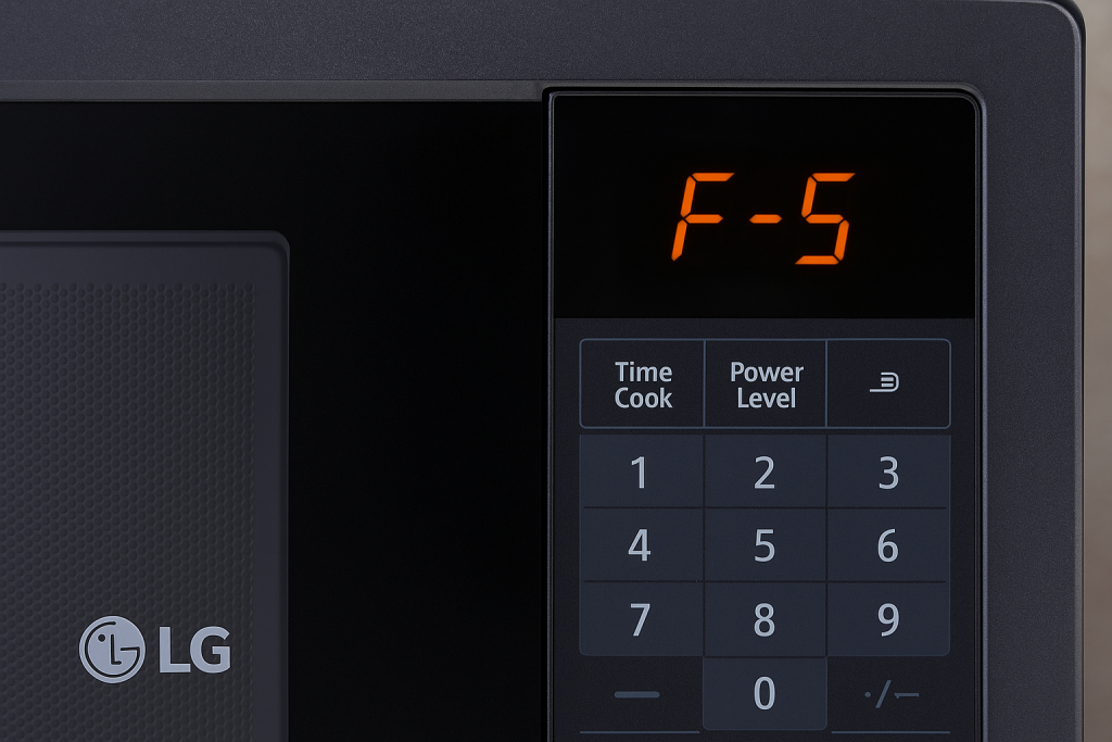 ارور F5 ماکروفر ال جی