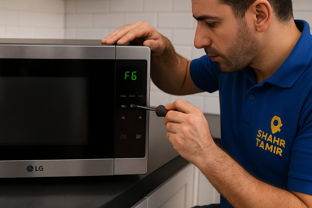 ارور F6 ماکروفر ال جی