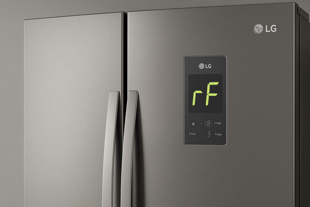 ارور rF یخچال ساید ال جی