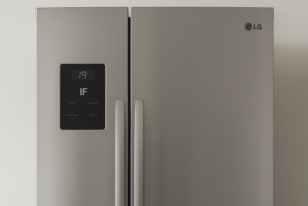 ارور IF یخچال ساید ال جی