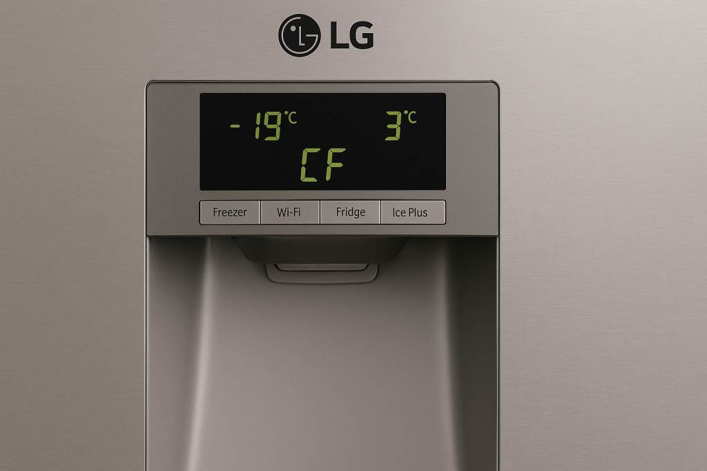 ارور CF یخچال ساید ال جی