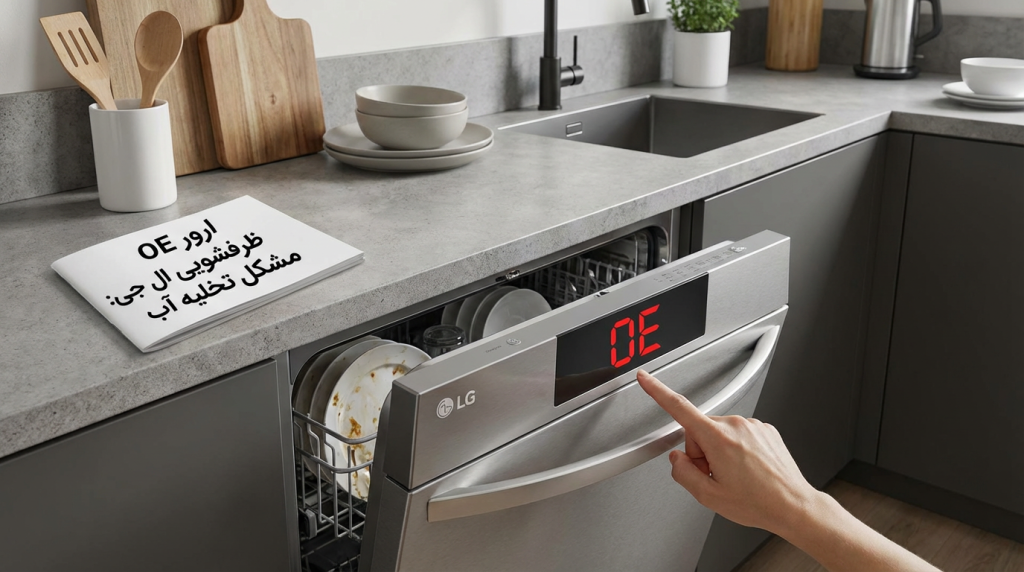 ارور OE ظرفشویی ال جی