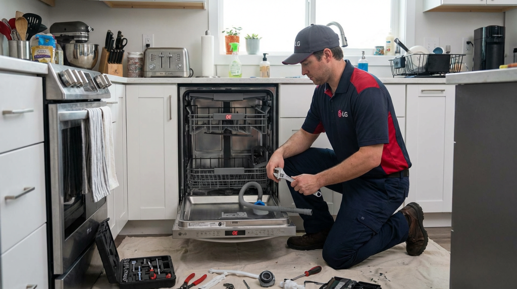 نمایندگی تعمیر ظرفشویی ال جی