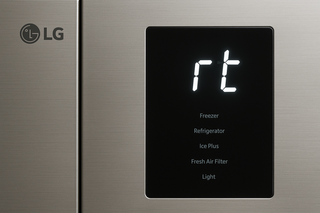 ارور rt یخچال ساید ال جی